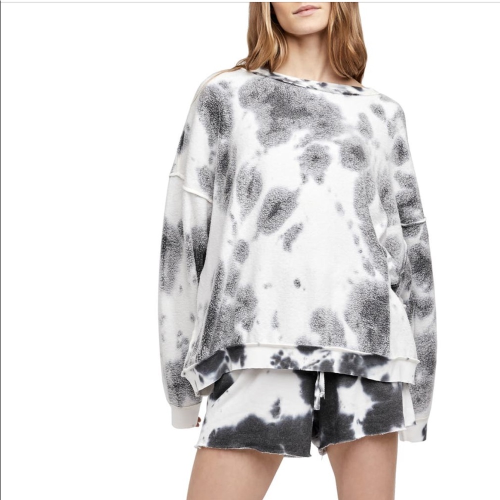 Free People Reversible Sweat Shorts Set